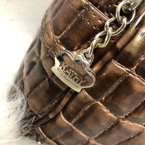 Kathy Van Zealand Large Duffle Style Weekender Shoulder Purse Satchel Bag - Picture 3 of 16